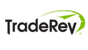 TradeRev logo with green arrow swoosh