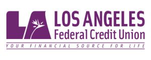 Los Angeles Federal Credit Union logo with tagline Your Financial Source for Life