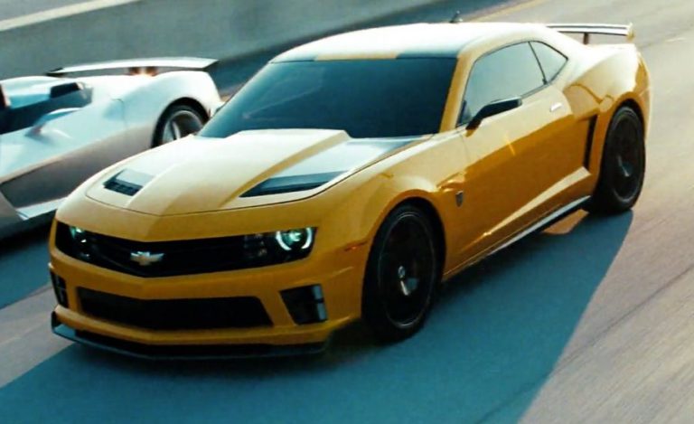 Bumblebee, which is a 2010 Chevrolet Camaro from Transformers: Dark of the Moon.