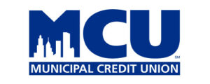 MCU Municipal Credit Union logo with city skyline